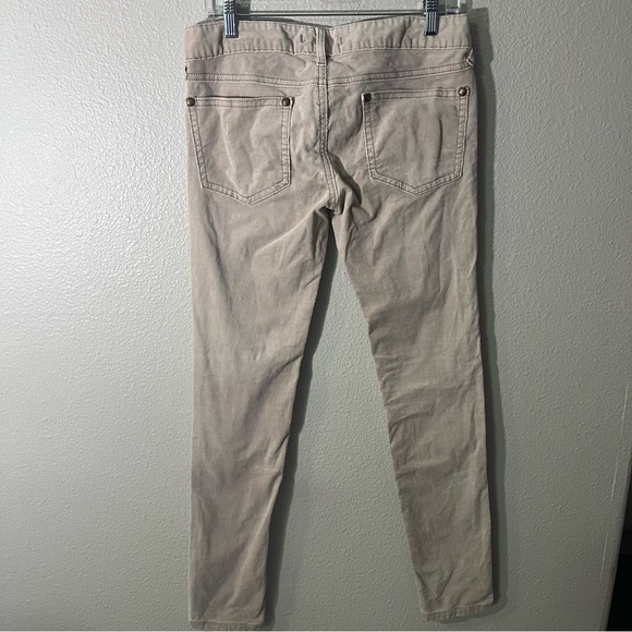 Free People Beige Corduroy Pants - Sz 28 inseam 31.5inch - Picture 2 of 5